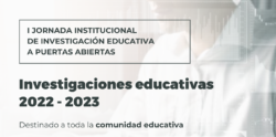 Jornada Institucional de Investigación Educativa en el Tomás Godoy Cruz